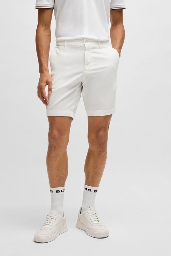 ΑΝΔΡΙΚΗ ΒΕΡΜΟΥΔΑ BOSS - 100 ΛΕΥΚΟ